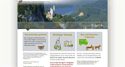 Desktop Screenshot of hohenschwangau.de